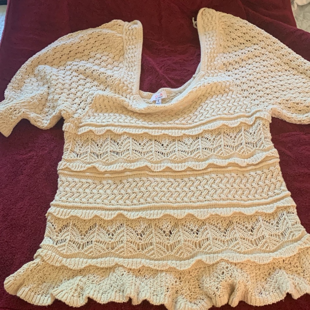 Bohemian knitted top